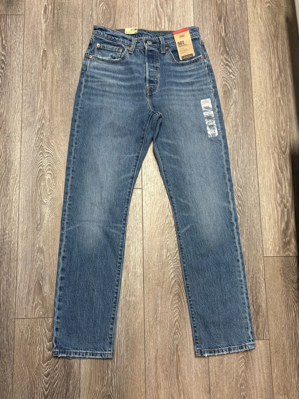Levi's 501 Original Fit Men's Jeans - Blue straight leg